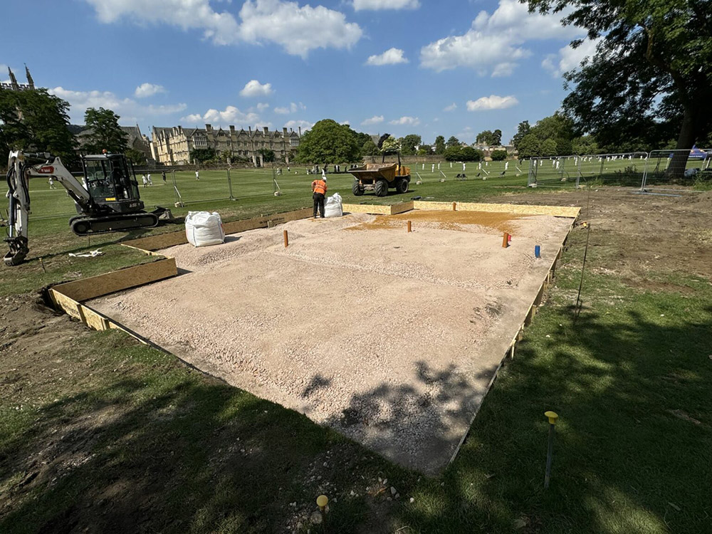 SITE PROGRESS IN OXFORD SITE PROGRESS IN OXFORD